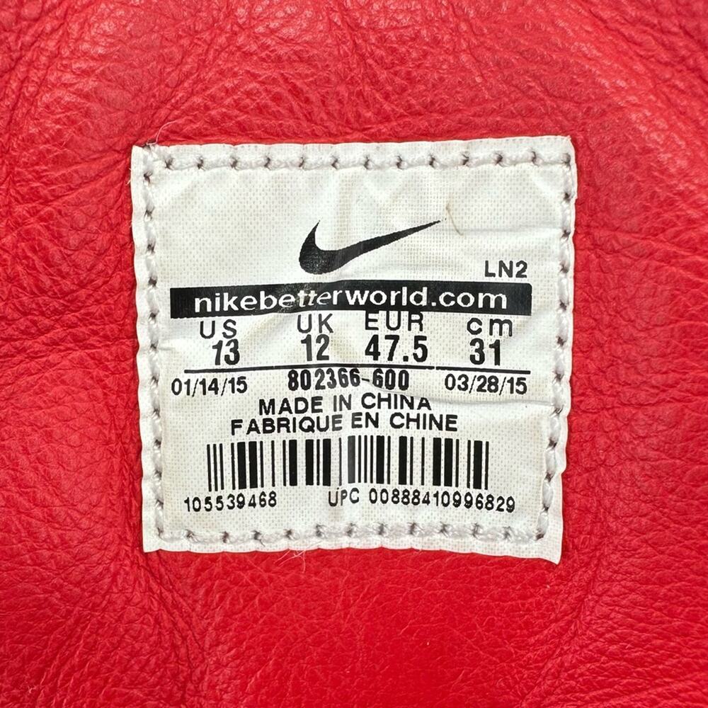 Nike Kobe X 10 Mid EXT 2015 Basketball Shoes Men Sz 13 University Red 802366-600 - Picture 7 of 16